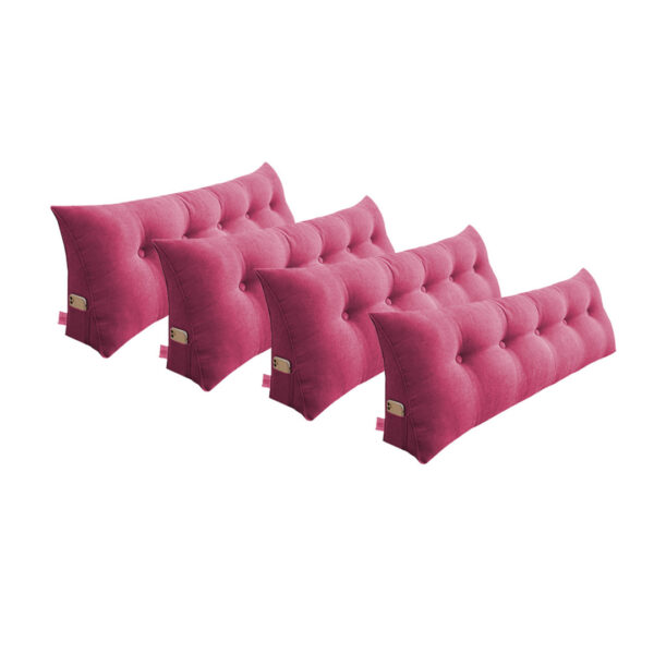 SOGA 4X 100cm Red Triangular Wedge Bed Pillow Headboard Backrest Bedside Tatami Cushion Home Decor, Furniture>Living Room Furniture>Occasional Chairs, , , , ,  - NZ DEPOT 1
