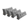 SOGA 4X 120cm Silver Triangular Wedge Bed Pillow Headboard Backrest Bedside Tatami Cushion Home Decor, Furniture>Living Room Furniture>Occasional Chairs, , , , ,  - NZ DEPOT 1
