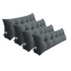 SOGA 4X 150cm Dark Grey Triangular Wedge Bed Pillow Headboard Backrest Bedside Tatami Cushion Home Decor, Furniture>Living Room Furniture>Occasional Chairs, , , , , - NZ DEPOT 1