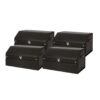 SOGA 4X 60cm Leather Car Boot Collapsible Foldable Trunk Cargo Organizer Portable Storage Box with Lock Black, Garden, Tools & Hardware>Automotive Parts & Accessories>Accessories & Car Care>Interior Accessories, , , , ,  - NZ DEPOT 1