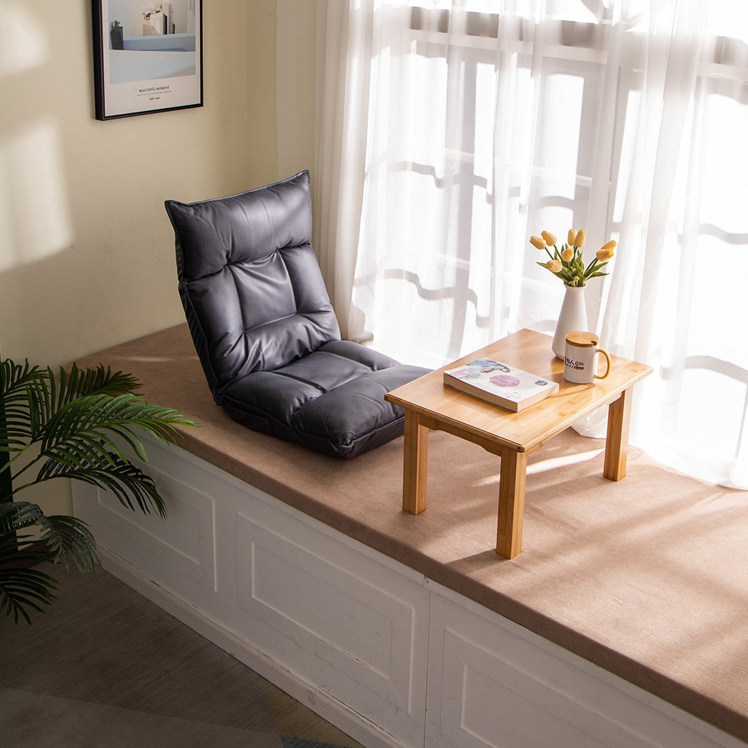 SOGA 4X Grey Lounge Recliner Lazy Sofa Bed Tatami Cushion Collapsible Backrest Seat Home Office Decor - LoungeC3809X4 - Furniture/Living Room Furniture/Occasional Chairs - 10 - NZ DEPOT SOGA Buy SOGA 4X Grey Lounge Recliner Lazy Sofa Bed Tatami Cushion Collapsible Backrest Seat Home Office Decor Online - Furniture/Living Room Furniture/Occasional Chairs - 10 - NZ Depot Free Shipping