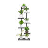 SOGA 7 Tier 8 Pots Black Metal Plant Stand Flowerpot Display Shelf Rack Indoor Home Office Decor, Home & Living>Home Decor>Indoor Pots, Planters and Plant Stands, , , , ,  - NZ DEPOT 1