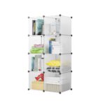 SOGA 8-Cube Transparent Shelf Box Portable Cubby DIY Storage Shelves Modular Closet Organiser, Home & Living, Bedroom, Bedroom Storage Solutions, , ,  - NZ DEPOT 1