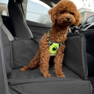 Buy SOGA Black Car Pet Sitting Bag Breathable Safety Travel Portable Carrier Pouch Travel Essentials Online - Pet Supplies/Dogs/Carriers & Travel Products - 3 - NZ Depot Free Shipping