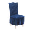SOGA Blue Chair Cover Seat Protector with Ruffle Skirt Stretch Slipcover Wedding Party Home Decor, Home & Living>Home Decor>Chair Covers, , , , ,  - NZ DEPOT 1