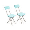 SOGA Blue Foldable Chair Space Saving Lightweight Portable Stylish Seat Home Decor Set of 2, Furniture, Kitchen & Dining Room Furniture, Dining Chairs, , ,  - NZ DEPOT 1