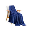 SOGA Blue Throw Blanket Warm Cozy Striped Pattern Thin Flannel Coverlet Fleece Bed Sofa Comforter, Home>Bed Linen>Throws And Blankets>Blankets, , , , ,  - NZ DEPOT 1