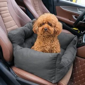 Buy SOGA Grey Pet Car Seat Sofa Safety Soft Padded Portable Travel Carrier Bed Online - Pet Supplies/Dogs/Carriers & Travel Products - 2 - NZ Depot Free Shipping