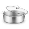 SOGA Stainless Steel 28cm Casserole With Lid Induction Cookware, home & living, kitchen & dining, cookware, casserole dishes, ,  - NZ DEPOT 1