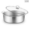 SOGA Stainless Steel 32cm Casserole With Lid Induction Cookware, home & living > kitchen & dining > cookware > casserole dishes, , , , ,  - NZ DEPOT 1