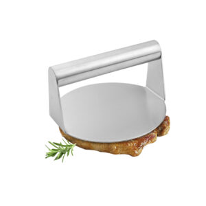 SOGA Stainless Steel Burger Press Heavy-Duty Round Bacon Grill Smasher Flat Bottom Patty Maker, Electronics & Appliances, Appliances, Small Kitchen Appliances, Benchtop Cooking, Sandwich Presses & Grills - NZ DEPOT 1