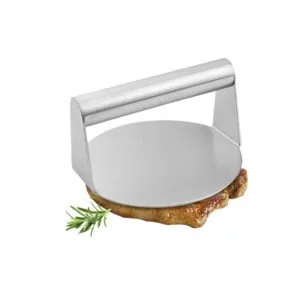 Buy SOGA Stainless Steel Burger Press Heavy-Duty Round Bacon Grill Smasher Flat Bottom Patty Maker Online - Electronics & Appliances/Appliances/Small Kitchen Appliances/Benchtop Cooking/Sandwich Presses & Grills - 1 - NZ Depot Free Shipping