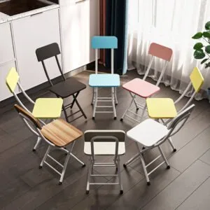 Buy SOGA Yellow Foldable Chair Space Saving Lightweight Portable Stylish Seat Home Decor Online - Furniture/Kitchen & Dining Room Furniture/Dining Chairs - 2 - NZ Depot Free Shipping
