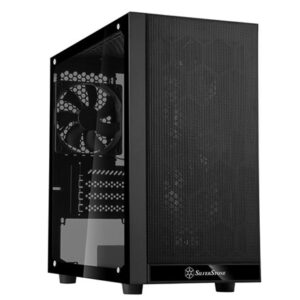 Silverstone Ps15B Pro Matx Minitower Case Black Tempered Glass Nz Depot - Nz Depot