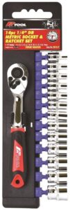 Socket Ratchet Set 14Pc 14 Drive Chrome Vanadium Rg7619 Tools Hand Tools Nz Depot - Nz Depot