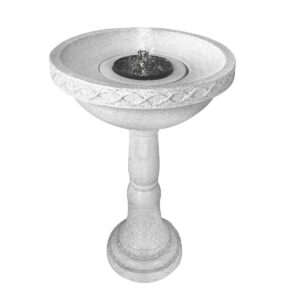 Solar Water Fountain Bird Bath -