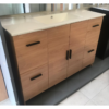 Vanity - Misty Series 1200F Wooden Color - 100% Water Proof, Freestanding - Square Basin - NZ DEPOT