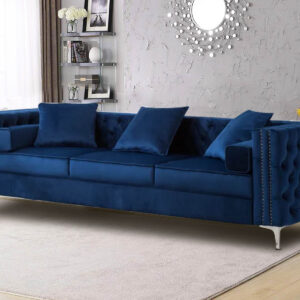 Vansen Sofa Velvet Blue