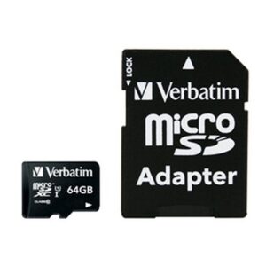 Verbatim Premium Microsdxc Class 10 Uhs I Card 64Gb With Adapter Nz Depot - Nz Depot