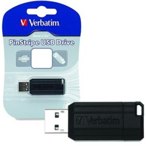 Verbatim Storengo Pinstripe Usb 3.0 Drive 32Gb Black Nz Depot - Nz Depot