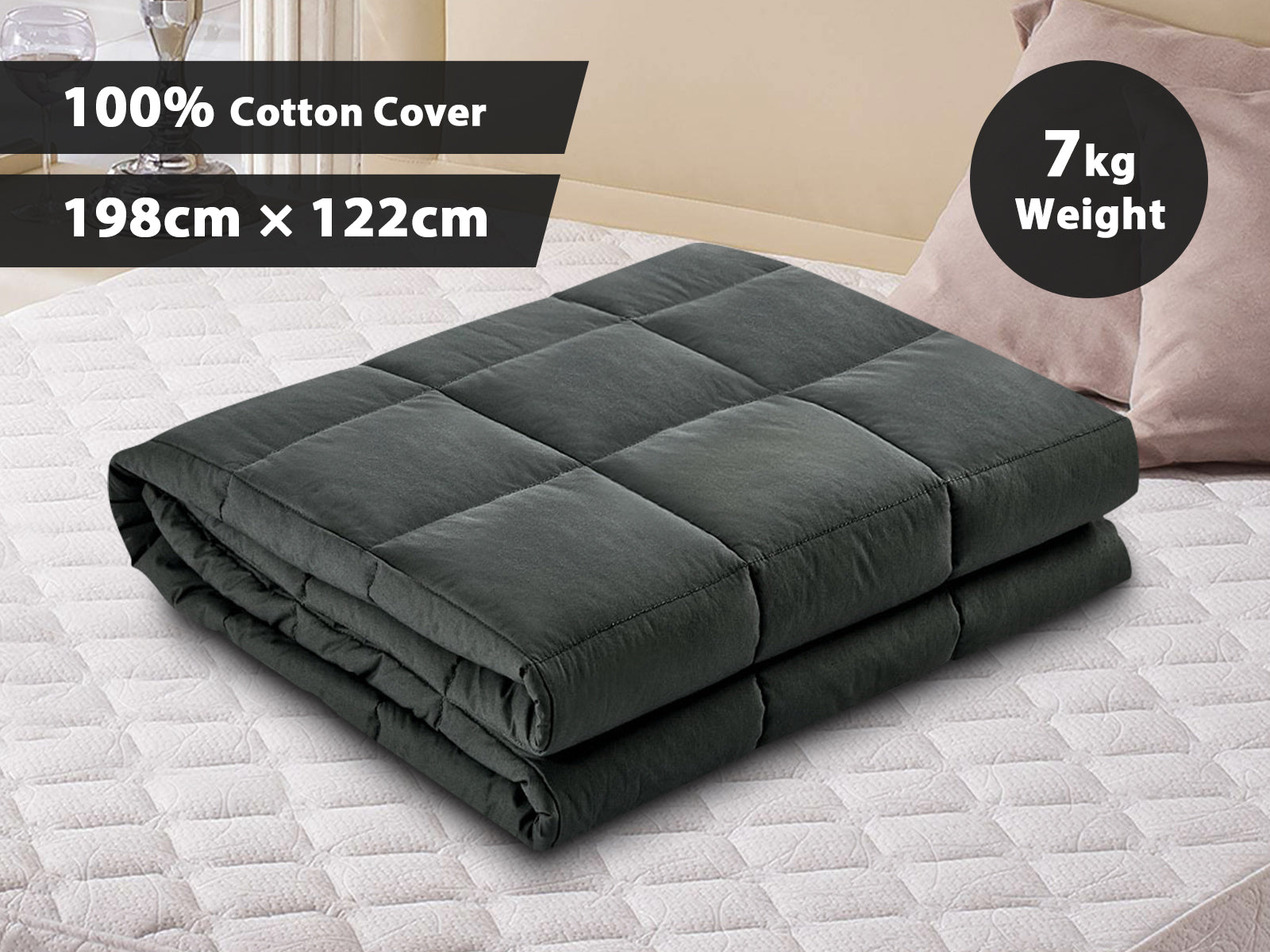 Weighted Blanket with Cover 7KG Duvets