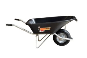 Wheelbarrow Plastic Tray Black 72L Builders Barrow 8003 Hardware Diy Wheelbarrows Parts Nz Depot - Nz Depot