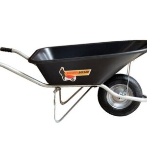 - Comes unassembled- Load(kg):100- Water Capacity (L):72- Sand Capacity (CBF):5- Wheel: Size 400-8- LxHxC(mm):1490x585x505- AxBxh(mm):1090x600x270Features:- Anti rust galvanized frame- Precision bearings for durability and a smooth ride- High quality metal bearings- Excellent Balance- 20mm axel- Spare parts readily available.Assembly RequiredCan be assembled for you for an extra $25Colour: Black