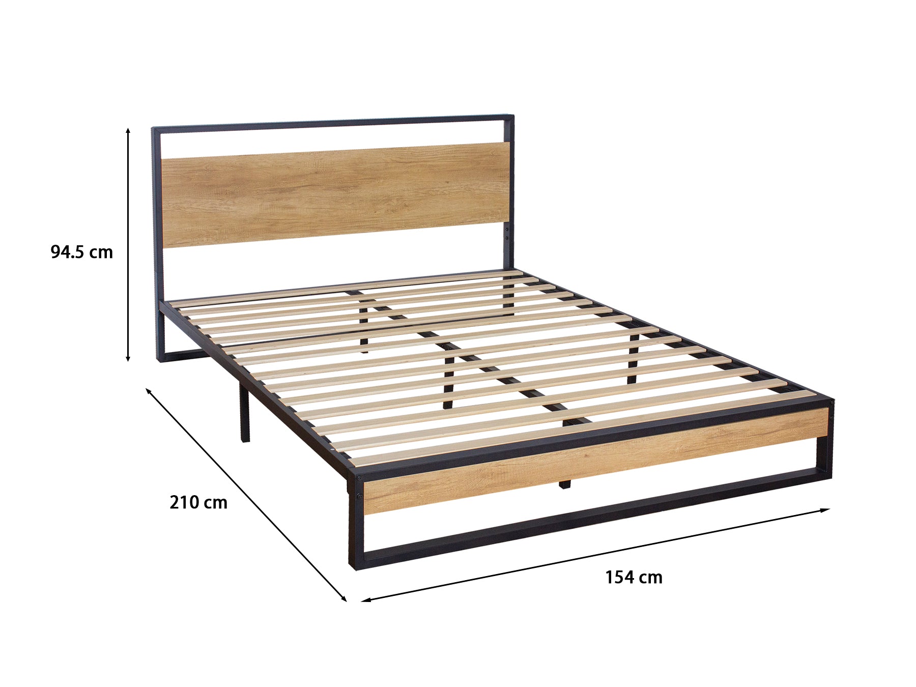 T Whistler Metal Bed Frame Queen - Bed Frames