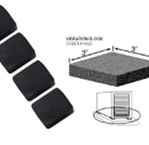 Buy 19525 Vibration Block 76x76x18 (pack of 4) LVVB Online - Mounting Options - 2 - NZ Depot Trade