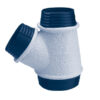 BTO5 400/350/300 insulated body only (needs 3x YS &/or YR) - YBTO5 - Duct Fittings - Branch Take Off (BTO)
