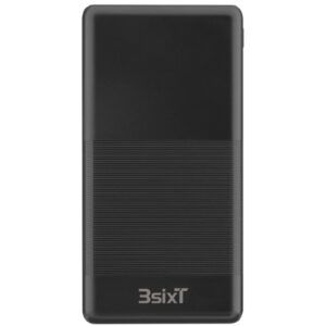 3SIXT 3S-2326 JetPak Basix 2.0 - 10000 mAh Power Bank - Black - NZ DEPOT