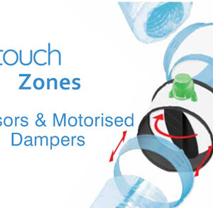 Motorised QuickConnect Damper 24v 350dia c/w 12m lead (kit) - ATQCD24V350 - Duct System Design - Zone Controls