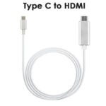 8Ware RC-3USBHDMI-2 USB Type-C to HDMI Cable M/M White - 2m 3840x2160 30Hz HDCP connect an extra monitor with HDMI port to your new Macbook or Chromebook - NZ DEPOT