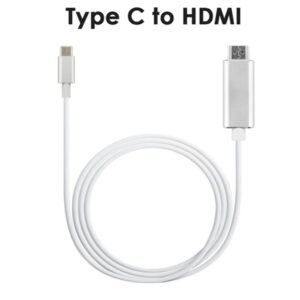 8Ware RC-3USBHDMI-2 USB Type-C to HDMI Cable M/M White - 2m 3840x2160 30Hz HDCP connect an extra monitor with HDMI port to your new Macbook or Chromebook - NZ DEPOT