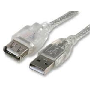 8Ware UC-2002AAE USB2.0 Extension Cable Type A to A M/F Transparent - 2m - NZ DEPOT