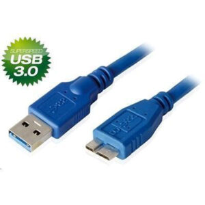 8Ware UC 3002AUB USB3.0 Certified Cable USB A Male to Micro USB B Male Blue 2m NZDEPOT - NZ DEPOT