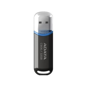 ADATA C906 32GB USB 2.0 Flash Drive Black/Blue - NZ DEPOT
