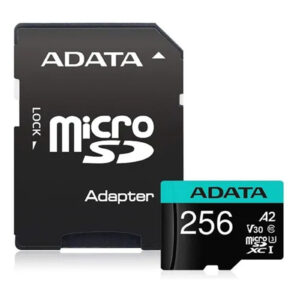 ADATA Premier PRO 256GB MicroSDXC with SD Adapter Read up to 100MBs Write up to 80MBs UHS I U3 V30 NZDEPOT - NZ DEPOT