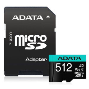 ADATA Premier PRO 512GB MicroSDXC with SD Adapter