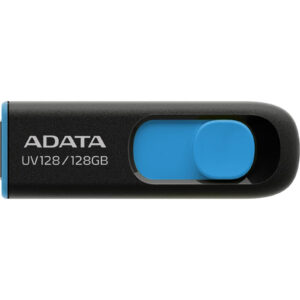 ADATA UV128 128GB USB 3.2 Flash Drive BlackBlue NZDEPOT - NZ DEPOT