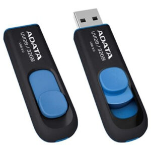 ADATA UV128 32GB USB 3.2 Flash Drive Black/Blue - NZ DEPOT