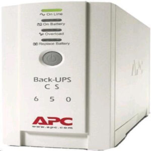 APC BK650-AS BACKUPS TOWER 650VA/400W UPS with Internet DSL Fax or Modem protection Input230V/Output230V