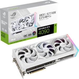ASUS ROG Strix NVIDIA GeForce RTX 4090 24GB GDDR6X White OC Edition Graphics Card - NZ DEPOT