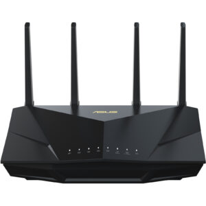 ASUS RT AX5400 Dual Band AX WiFi 6 Extendable Router Subscription free Network Security Instant Guard Advanced Parental Controls Built in VPN AiMesh Compatible Gaming Streaming Smart Home USB NZDEPOT - NZ DEPOT