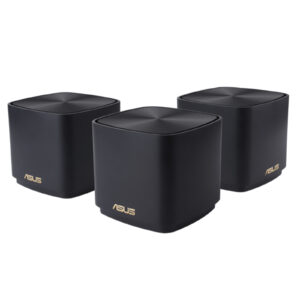 ASUS ZenWiFi XD5 Dual-Band AX3000 Whole Home Mesh Wi-Fi 6 System - 3 Pack (Black) - NZ DEPOT
