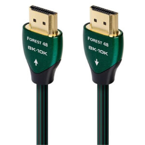 AUDIOQUEST HDM48FOR100 Forest 48G 1M HDMI cable. Solid 0.5% silver Resolution - 48Gbps - up to8K-60Supports enhanced audio return (eAR Noise Dissipation - level 1 Direct controlled conductors. - NZ DEPOT