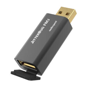 AUDIOQUEST JITTERBUGFMJ JitterBug FMJ ( full metal jacket ) USB Data and Power Noise Filter. DualDiscrete Noise-Disscipation Circuits. Reduces the Noise and Ringing that Plague both Data and Power. - NZ DEPOT