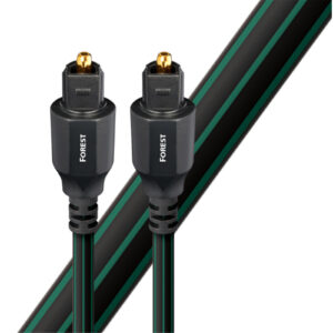 AUDIOQUEST OPTFOR08 Forest 8M Optical cable. Low Dispersion Fiber. Jacket green black inwallrated PVC. NZDEPOT - NZ DEPOT