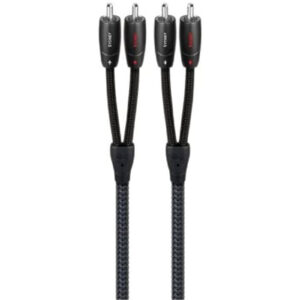 AUDIOQUEST Sydney 1M 2 to 2 RCA male. Solid perf surface Copper plus. Silver Plated/cold welded termination. Polyethylene Air Tubes dielectric. Carbon Based noise dis sipation. Jacket- grey - black - NZ DEPOT