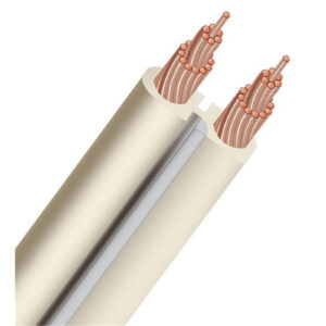 AUDIOQUEST X 2W 328 X2 100M Spool white speaker cable. 14 AWG semi solid concentric long grain copper LGC. Jacket off white PVC NZDEPOT - NZ DEPOT